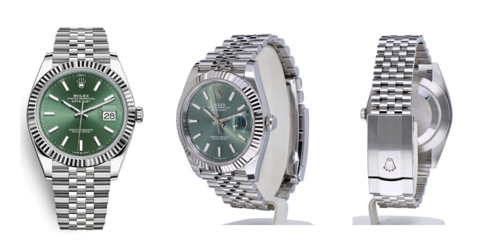 Rolex Oyster Datejust II Jubilee Steel Mint Green Dial 41 mm